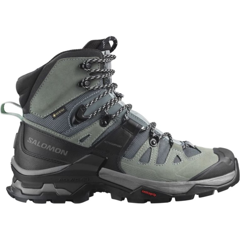 Olive / Black Salomon Quest 4 GTX Women\'s Hiking Boots | IE SQ5897